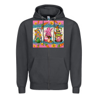 Smoke Easter Gnomies Tumbler Easter Day Zipper Hoodie - Neo Western