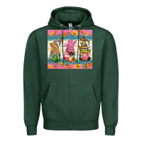 Sports Green Easter Gnomies Tumbler Easter Day Zipper Hoodie - Neo Western
