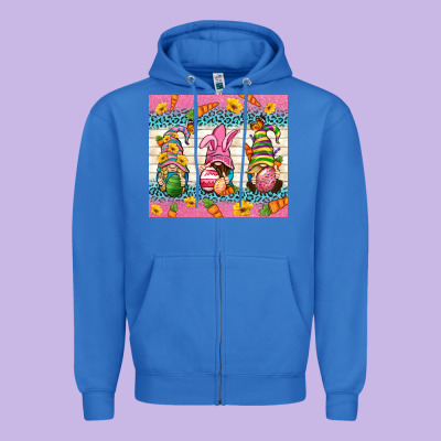 Easter Gnomies Tumbler Easter Day Zipper Hoodie Designed By Neo Western