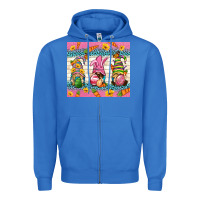 True Royal Easter Gnomies Tumbler Easter Day Zipper Hoodie - Neo Western