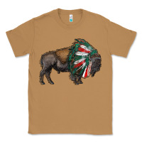 Toasted Coconut mexican bison with indian headdress Classic Tee - RanaPortraitStore