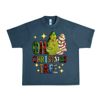 Midnight Navy Oh Christmas tree Christmas cake Urban Heavy Tee - RanaPortraitStore