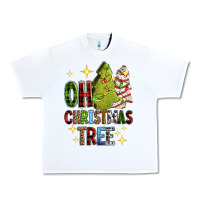 White Oh Christmas tree Christmas cake Urban Heavy Tee - RanaPortraitStore