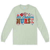 Matcha all american nurse Long Sleeve Tee - texasbilliewilder