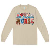 Mushroom all american nurse Long Sleeve Tee - texasbilliewilder