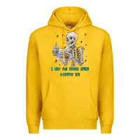 Lemon i like my books spicy and coffee icy Premium Hoodie - MaliasSmallBusiness