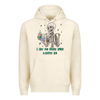 Tofu i like my books spicy and coffee icy Premium Hoodie - MaliasSmallBusiness