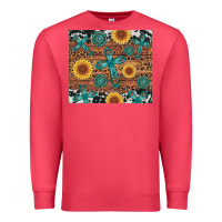 Cardinal cross gemstone and sunflower Premium Sweatshirt - Artiststas