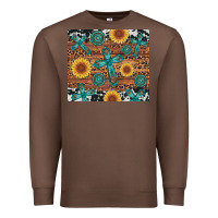 Chestnut cross gemstone and sunflower Premium Sweatshirt - Artiststas