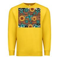 Lemon cross gemstone and sunflower Premium Sweatshirt - Artiststas