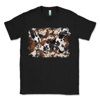 Black black and brown cowhide background Classic Tee - BarkalooDesign