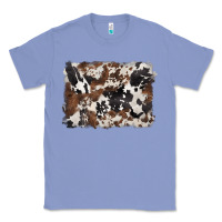 Colony Blue black and brown cowhide background Classic Tee - BarkalooDesign