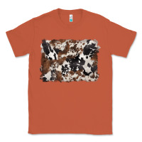 Copper black and brown cowhide background Classic Tee - BarkalooDesign