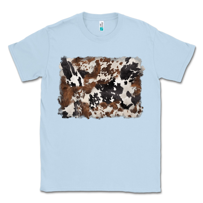 Black And Brown Cowhide Background Classic Tee by BarkalooDesign | Teevron