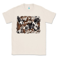 Natural black and brown cowhide background Classic Tee - BarkalooDesign
