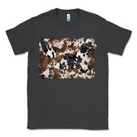 Smoke black and brown cowhide background Classic Tee - BarkalooDesign