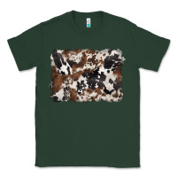 Sports Green black and brown cowhide background Classic Tee - BarkalooDesign