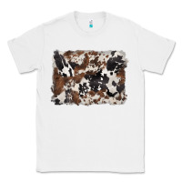 White black and brown cowhide background Classic Tee - BarkalooDesign