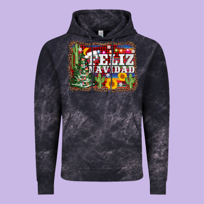 Feliz Navidad Vintage Hoodie Designed By Adodesignshop