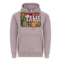 Vintage Zinc feliz navidad Vintage Hoodie - AdoDesignShop