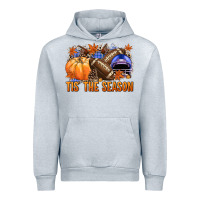 Heather Grey tis the season football Urban Hoodie - NancyCooperArtShop
