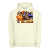 Pigment Pistachio tis the season football Urban Hoodie - NancyCooperArtShop