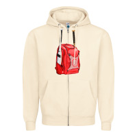 Sandshell red bat backpack fa element Zipper Hoodie - FaDigitalArtStudio