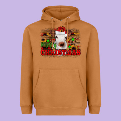 Merry Christmas Heavyweight Hoodie Designed By Jahusdesignshop