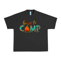 Pigment Black born to camp Urban Heavy Tee - texasbilliewilder