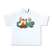 White born to camp Urban Heavy Tee - texasbilliewilder