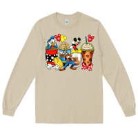 Mushroom cartoon characters coffee cups Long Sleeve Tee - Zillion Design Studio
