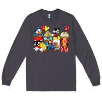 Smoke cartoon characters coffee cups Long Sleeve Tee - Zillion Design Studio