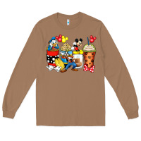 Toasted Coconut cartoon characters coffee cups Long Sleeve Tee - Zillion Design Studio