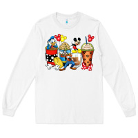 White cartoon characters coffee cups Long Sleeve Tee - Zillion Design Studio