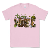 Bubblegum Pink army wife Classic Tee - Zillion Design Studio