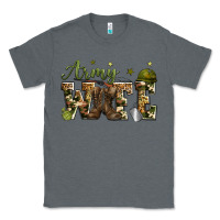 Charcoal Heather army wife Classic Tee - Zillion Design Studio