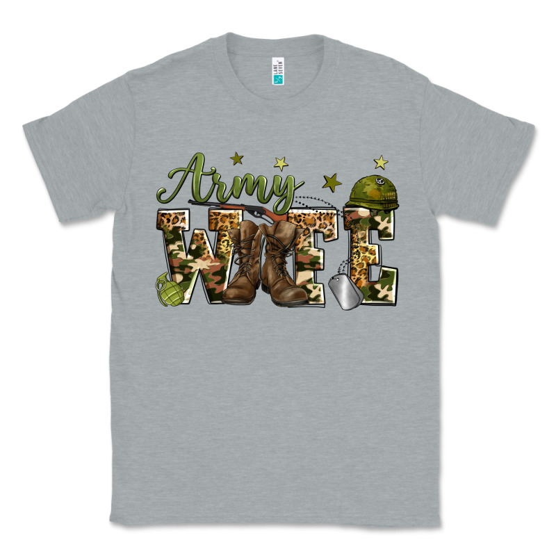 Army Wife Classic Tee by Zillion Design Studio | Teevron
