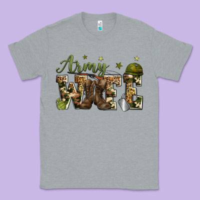 Army Wife Classic Tee Designed By Zillion Design Studio