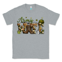 Heather Grey army wife Classic Tee - Zillion Design Studio