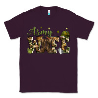 Plum army wife Classic Tee - Zillion Design Studio