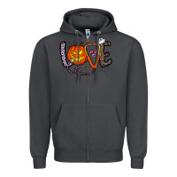 Smoke love halloween Zipper Hoodie - CowhideDigitalArt