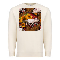 Sandshell pig and barn Premium Sweatshirt - BundleAndBundleShop