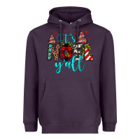 Plum it's noel y'all Heavyweight Hoodie - JahusDesignShop