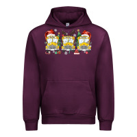 Mauve Wine christmas school bus Urban Hoodie - MaliasSmallBusiness