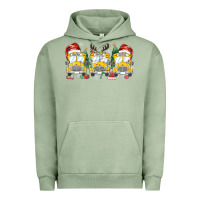 Pigment Oil Green christmas school bus Urban Hoodie - MaliasSmallBusiness