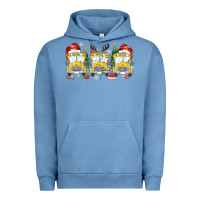 Pigment Pebble Blue christmas school bus Urban Hoodie - MaliasSmallBusiness