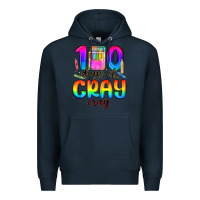 Navy 100 days of cray cray Premium Hoodie - MaliasSmallBusiness