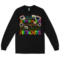 Black what a beautiful day to respect other people's pro Long Sleeve Tee - Zillion Design Studio