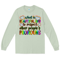 Matcha what a beautiful day to respect other people's pro Long Sleeve Tee - Zillion Design Studio