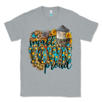Heather Grey small town proud Classic Tee - Zillion Design Studio